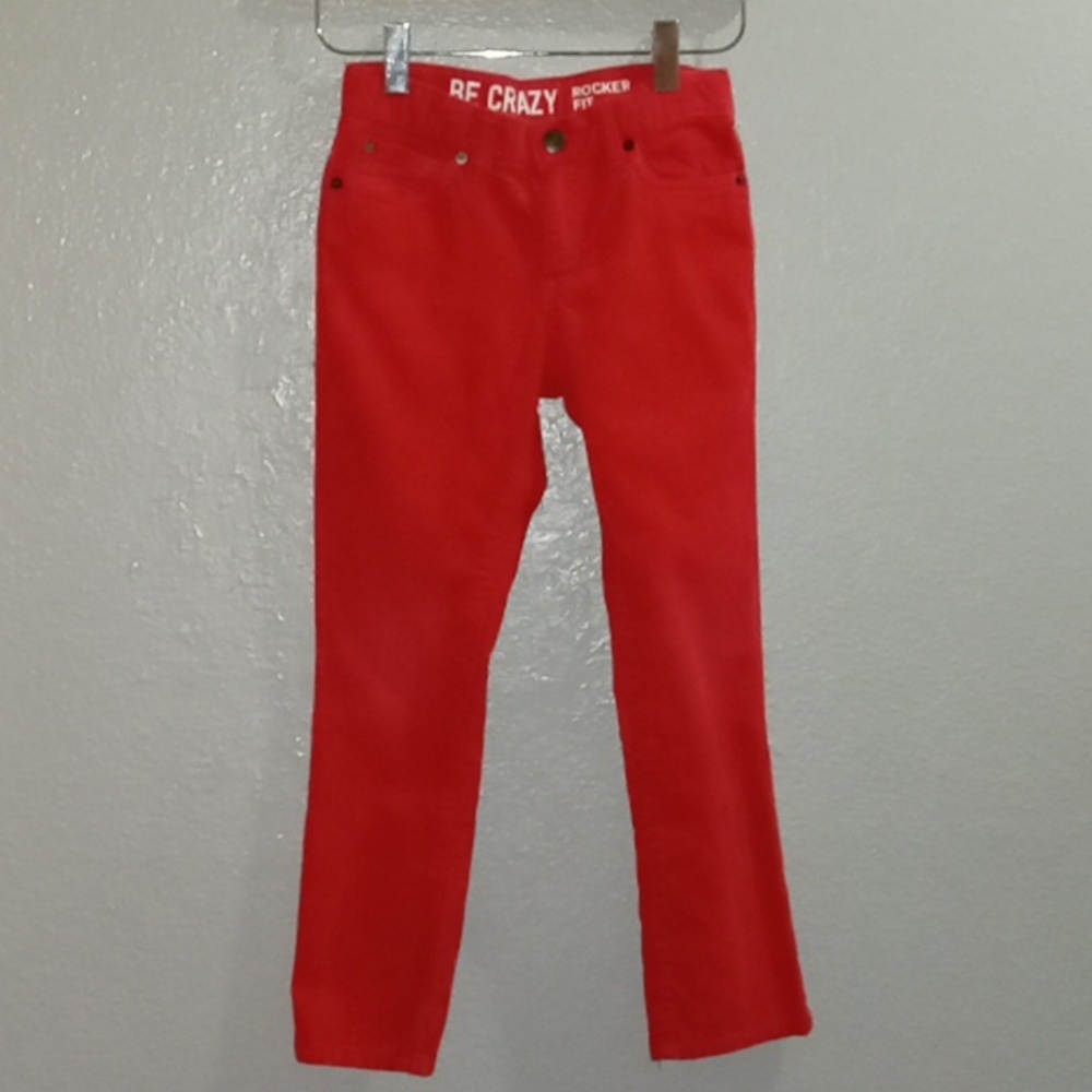 Crazy 8 red corduroy pants